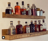 Edged Bar Shelf 8” Deep
