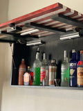 American Flag Concealed Liquor Cabinet