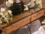 Wood Cake Stand Memory Box / Storage Table