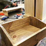 Reclaimed Wood Kitchen Counter / Coffee Bar Box