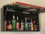 American Flag Concealed Liquor Cabinet
