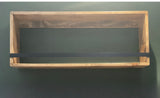 Reclaimed Wood Open Liquor Cabinet