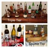Rustic Wood Step Shelves / Tiered Display Shelves