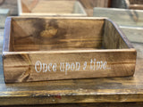 Rustic Book Box