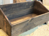 Large Footed Book Bin