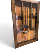 Large Duck & Goose Call Display Case | Handcrafted Reclaimed Wood Hunting Gift