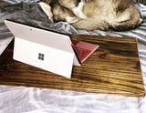 24” x 16” Reclaimed Wood Lap Desk & Laptop Tray – Rustic Sofa Tray