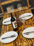 Rustic Murphy Dining Table / Murphy Benches