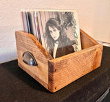 Reclaimed Wood 7” Vinyl Record Mini Storage Box