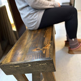 Foldable Reclaimed Wood Bench