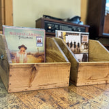 Reclaimed Wood Vinyl Record Storage Box