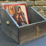Reclaimed Wood Vinyl Record Storage Box