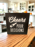 Funny Wood Bar Signs | Home Bar Decor | Wine Gift | Whiskey Gift