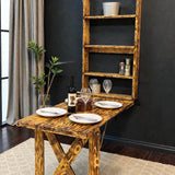 Rustic Murphy Dining Table / Murphy Benches