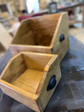 Reclaimed Wood 7” Vinyl Record Mini Storage Box