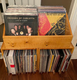Multiple Bay Record Storage and Display Crate