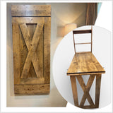 Rustic Murphy Dining Table / Murphy Benches