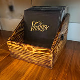 Reclaimed Wood Vinyl Record Storage Box