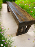 Foldable Reclaimed Wood Bench