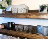 Edged Bar Shelf 8” Deep