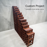 Reclaimed Wood Wine Rack /Freestanding with Shelf Top