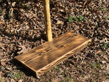 Tiered Timber Shelf/Raised Log Display Rack