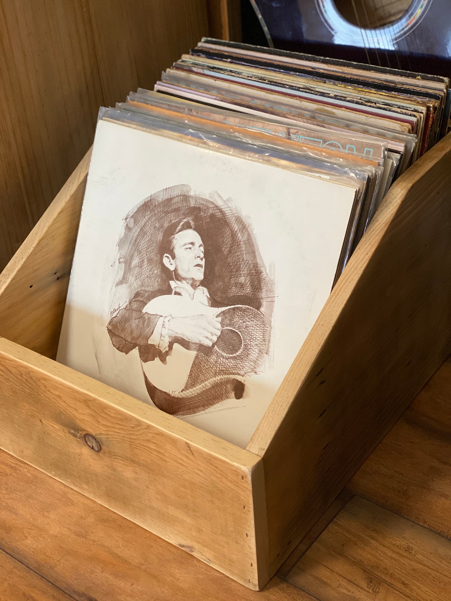 Reclaimed Wood Vinyl Record Storage Box – Rustic Ranch Creations